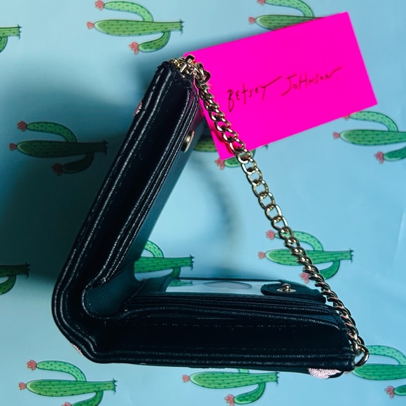 🌵Betsey Johnson Western Card Holder Wallet On Chain NWT - Picture 9 of 9